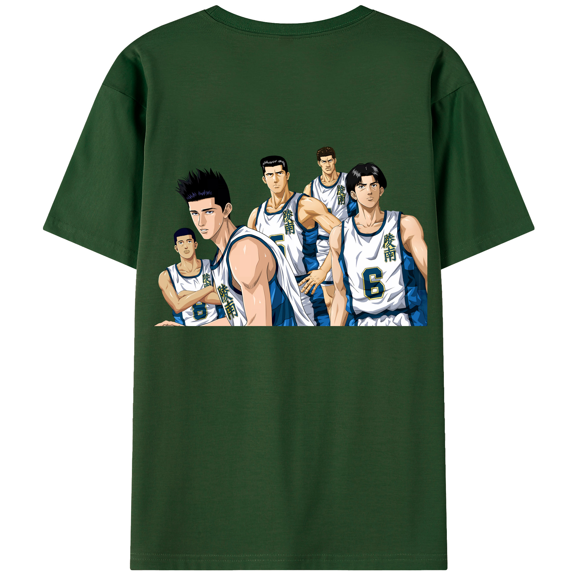 SLAM DUNK／スラムダンク 綿100％半袖Tシャツ（背面プリント）